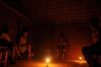 Dedo de prosa com o Jaime e o Nilvan, que nos receberam tão bem na comunidade de Riozinho, região de Alto Parnaíba - MA